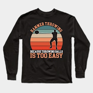 Hammer Thrower Long Sleeve T-Shirt